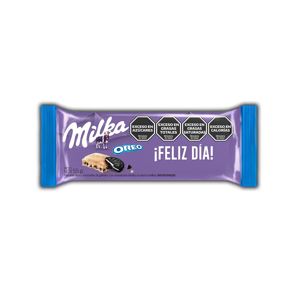 CHOC. MILKA OREO BLANCO X 55 G