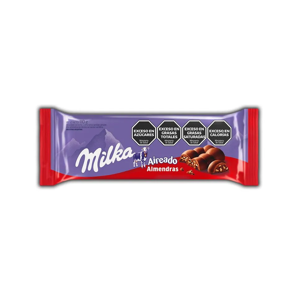 CHOCOLATE MILKA LEG.X 110G ALMENDRAS