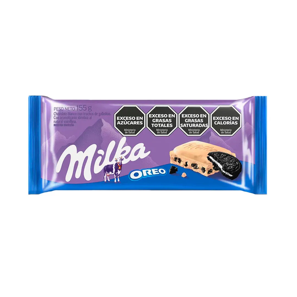 CHOC.MILKA OREO BLANCO X 155GS.