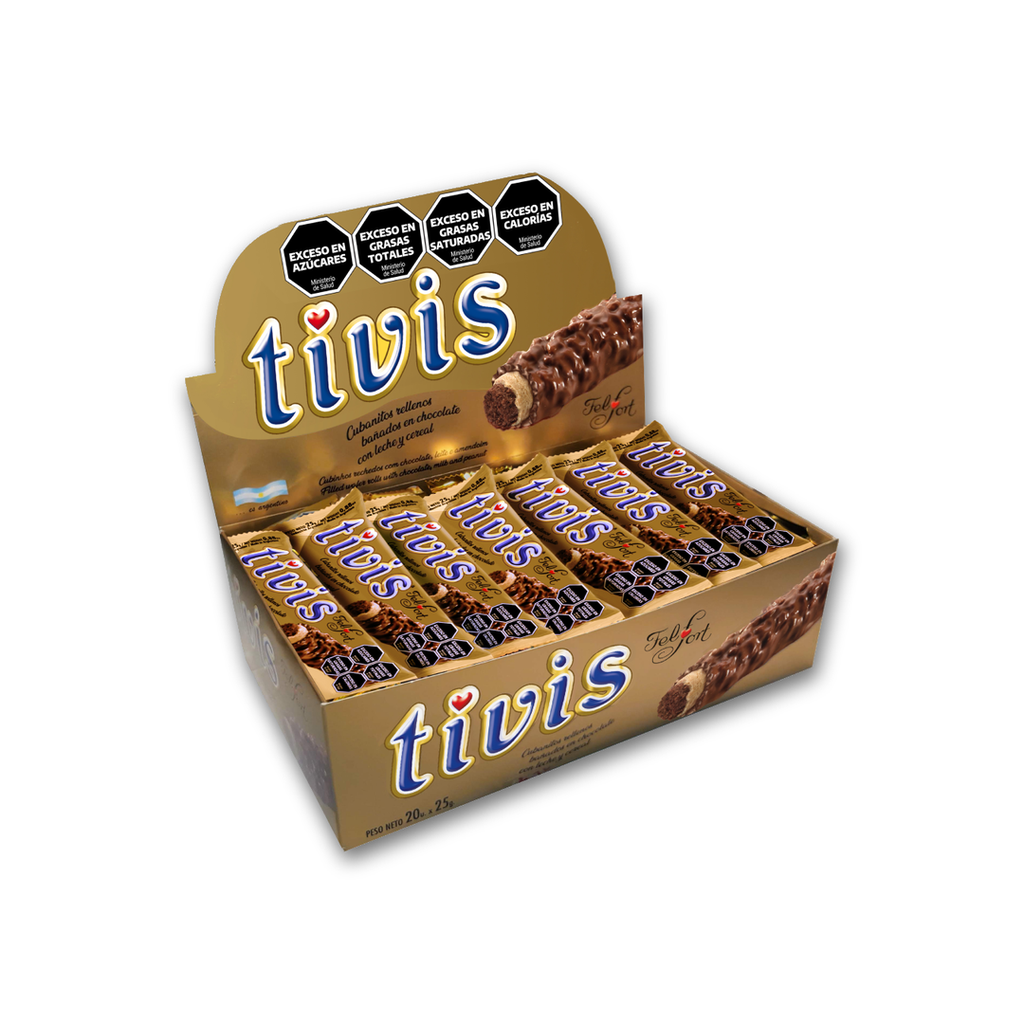 CHOC. TIVIS 20U X 25 GR