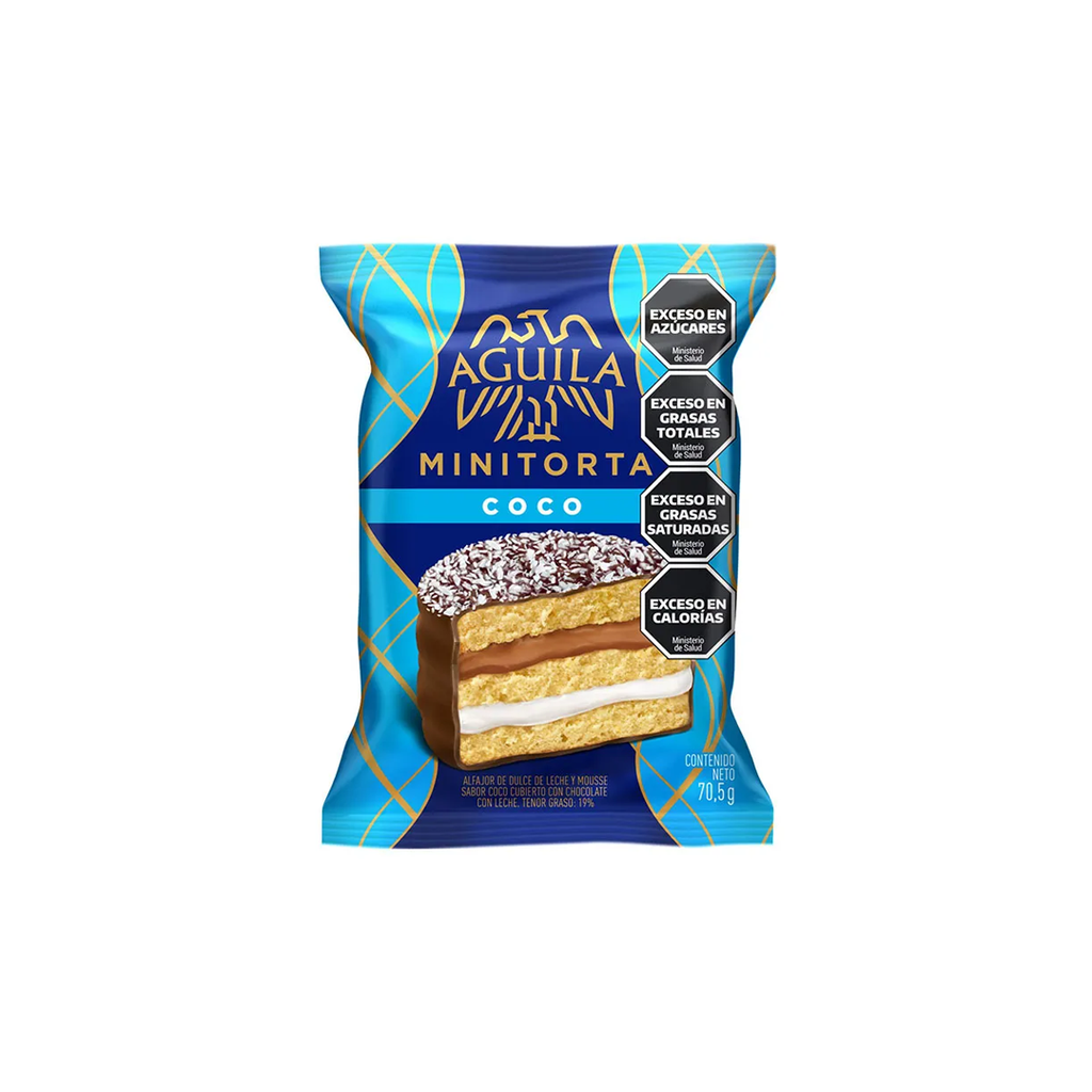 ALFAJOR AGUILA TORTA COCO X70.5G