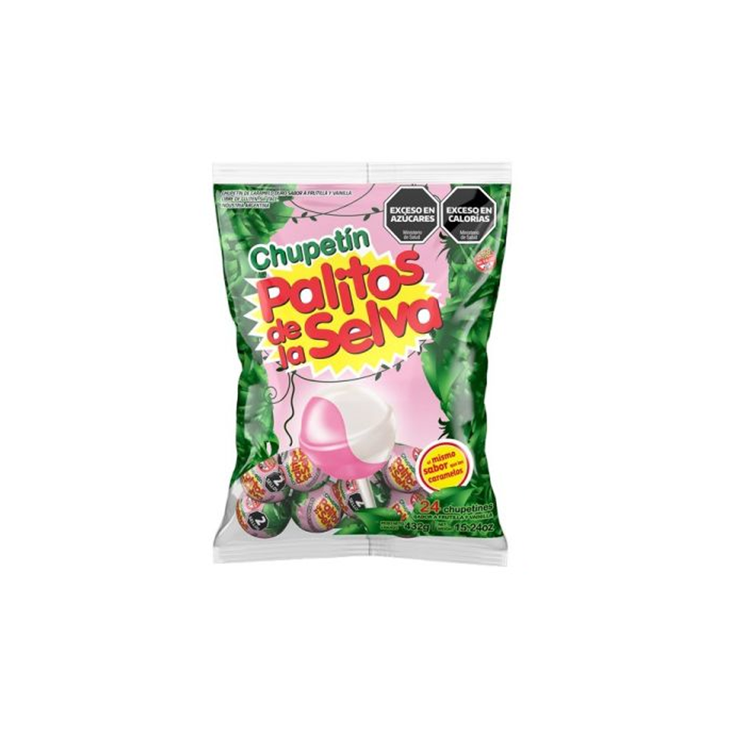 CHUPETIN PALITOS SELVA 24 X 18 G