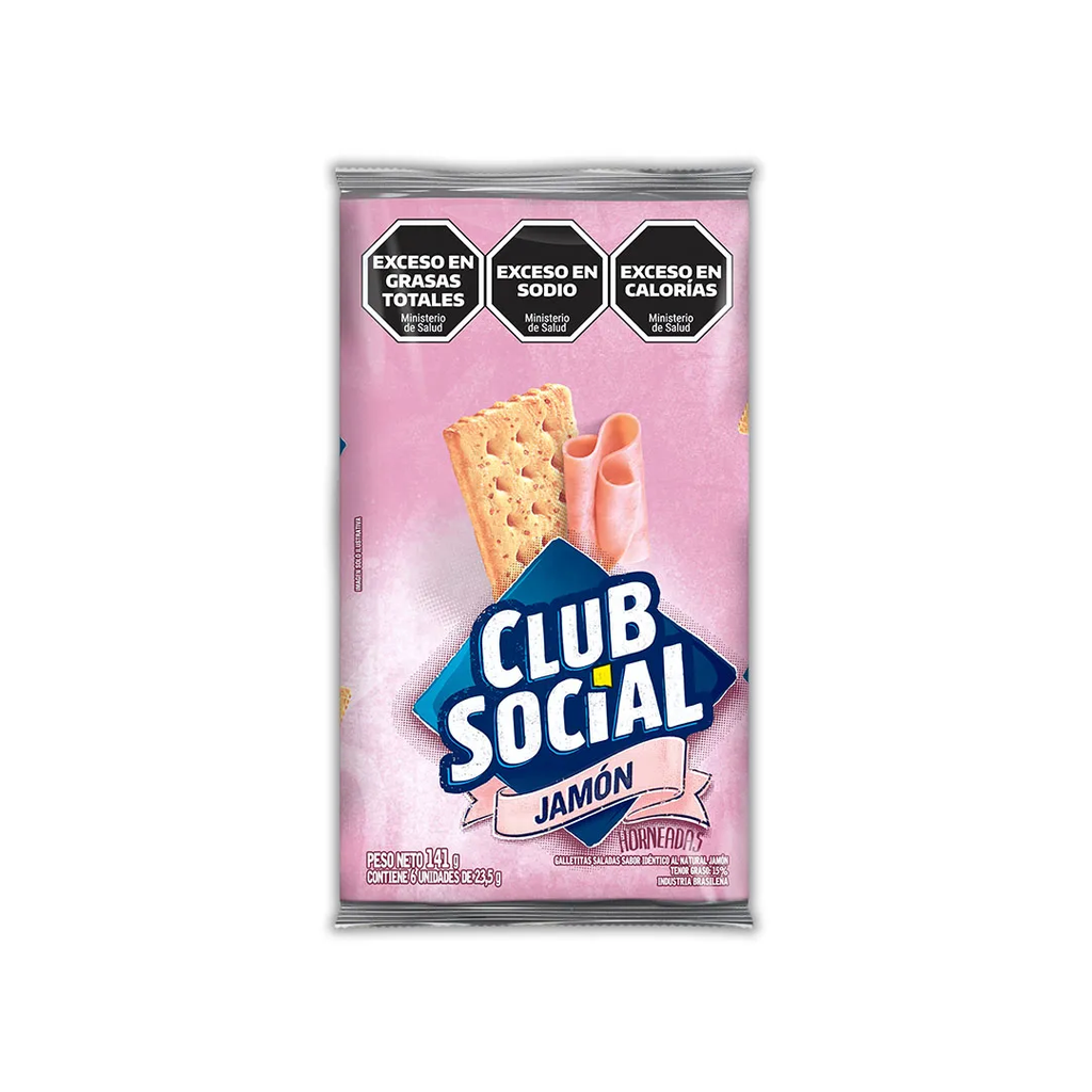 GALL.CLUB SOCIAL JAMON X 6PAQ.