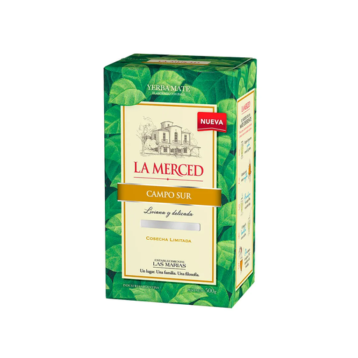 [1021] YERBA MATE LA MERCED CAMPO SUR  1/2 KILO