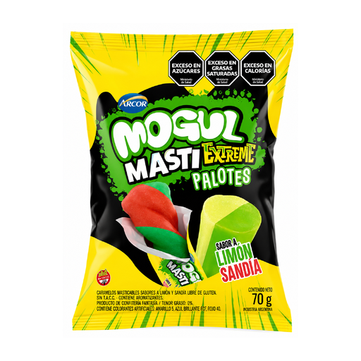 [15134] CARAMELO MOGUL PALOTES EXTREME LIMÓN Y SANDÍA X 496 G