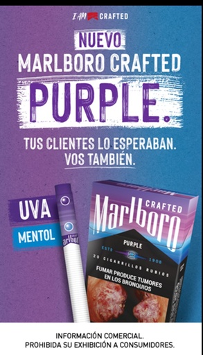 [334]  CRAFTED PURPLE BOX 20