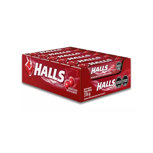 [7111] PAST.HALL'S CHERRY LYPTUS X 12