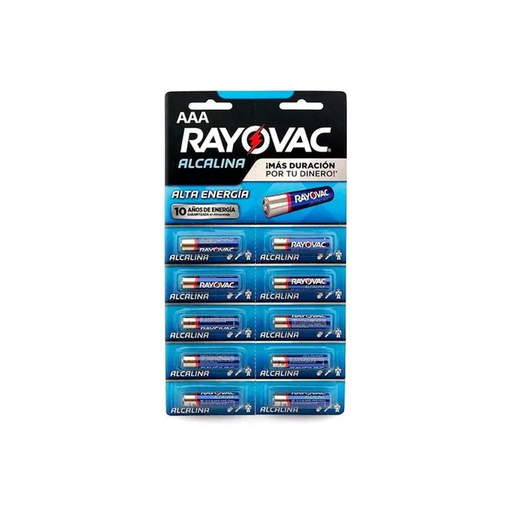 [18200] PILAS RAYOVAC  AAA X 10U