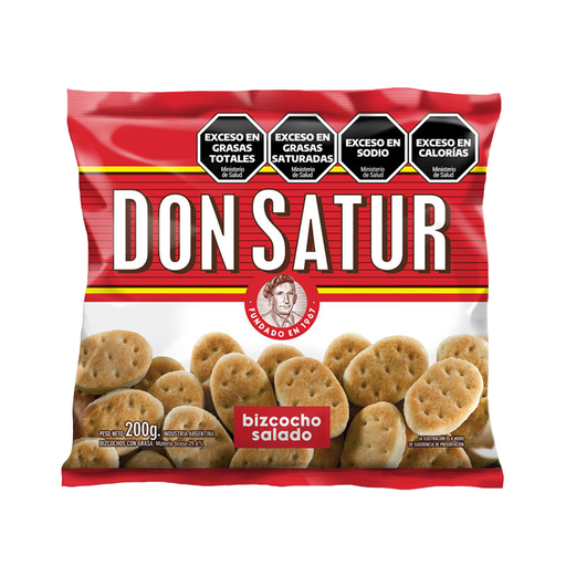 [4020] BIZCOCHO DON SATUR SALADO X 200 G