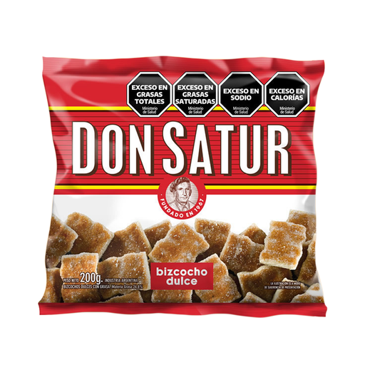 [14020] BIZCOCHO DON SATUR DULCE X 200 G