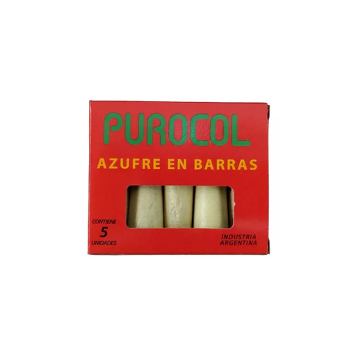 [33777] AZUFRE EN BARRA PUROCOL X 5U