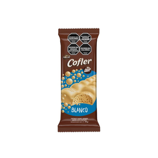 [33045] CHOC.COFLER BLANCO AIREADO X 55GS.