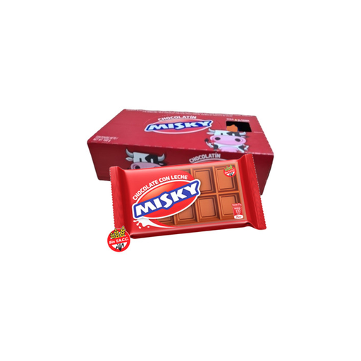 [13857] CHOC.MISKI LECHE 20  X 8GS.