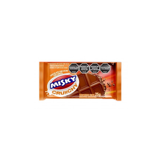 [14693] CHOC.MISKY LECHE  CRUNCH X 25GR