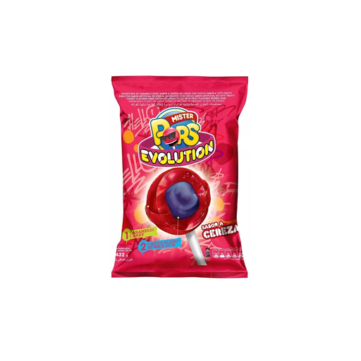 [33083] CHUP.EVOL.MR.POPS CEREZA X 24
