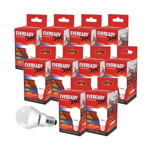 [58501] LAMP.EVEREADY LED 800 LUM.LUZ BCA X10U