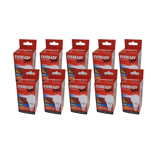 [58901] LAMPARA LED EVEREADY 12W- 1250 LM- LUZ BLANCA- CAJA X10U