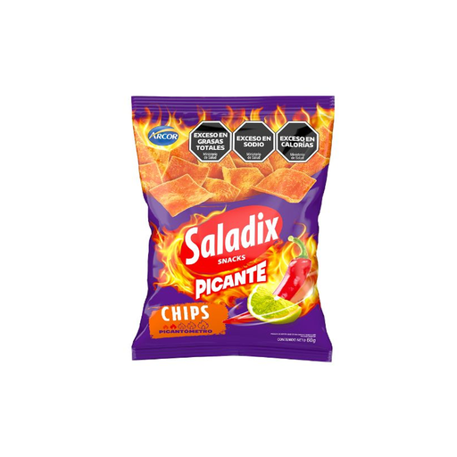 [13384] SALADIX CHIPS PICANTE X60G